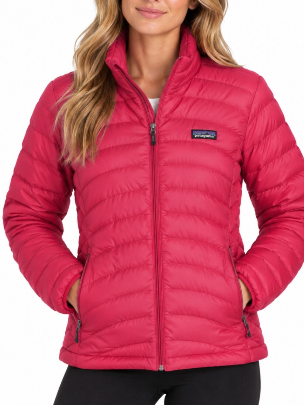 Patagonia Down Sweater Puffer Jacket Women's Size S Pink Granola Girl Gorpcore